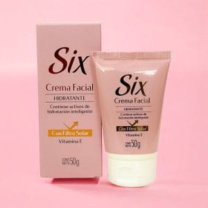 Crema facial SIX con filtro solar