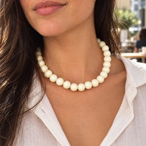 COLLAR TENDENCIA / Marfil