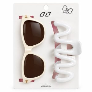 Lentes + Pinza / BLANCO