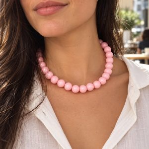COLLAR TENDENCIA / Rosa pastel